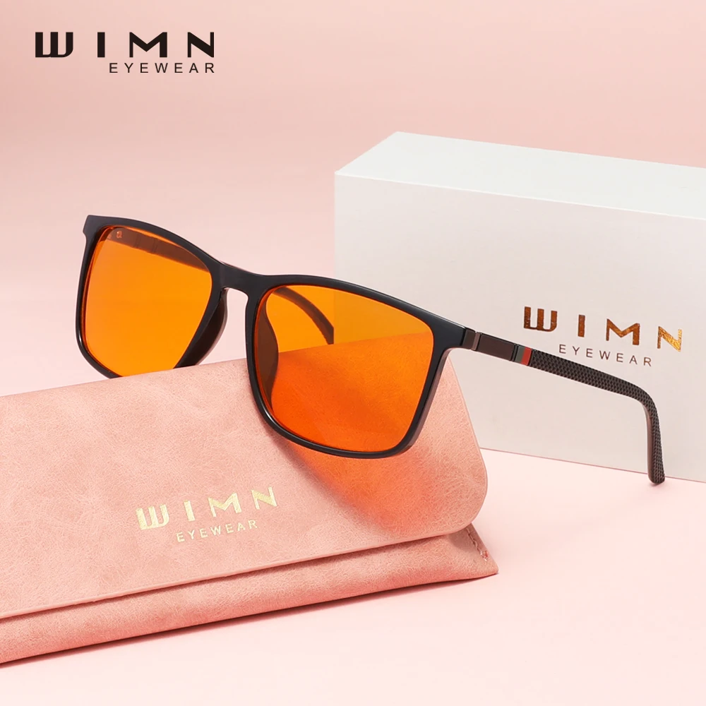 

WIMN Anti-Blue Ray Glasses Men/Women Phone Computer Blue Blocking Eyewear Rectangle Reading Eyeglasses