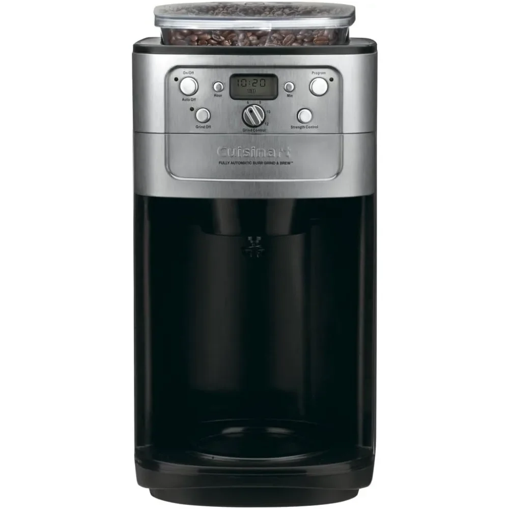 Grind & Brew 12 Cup Coffeemaker, Chrome