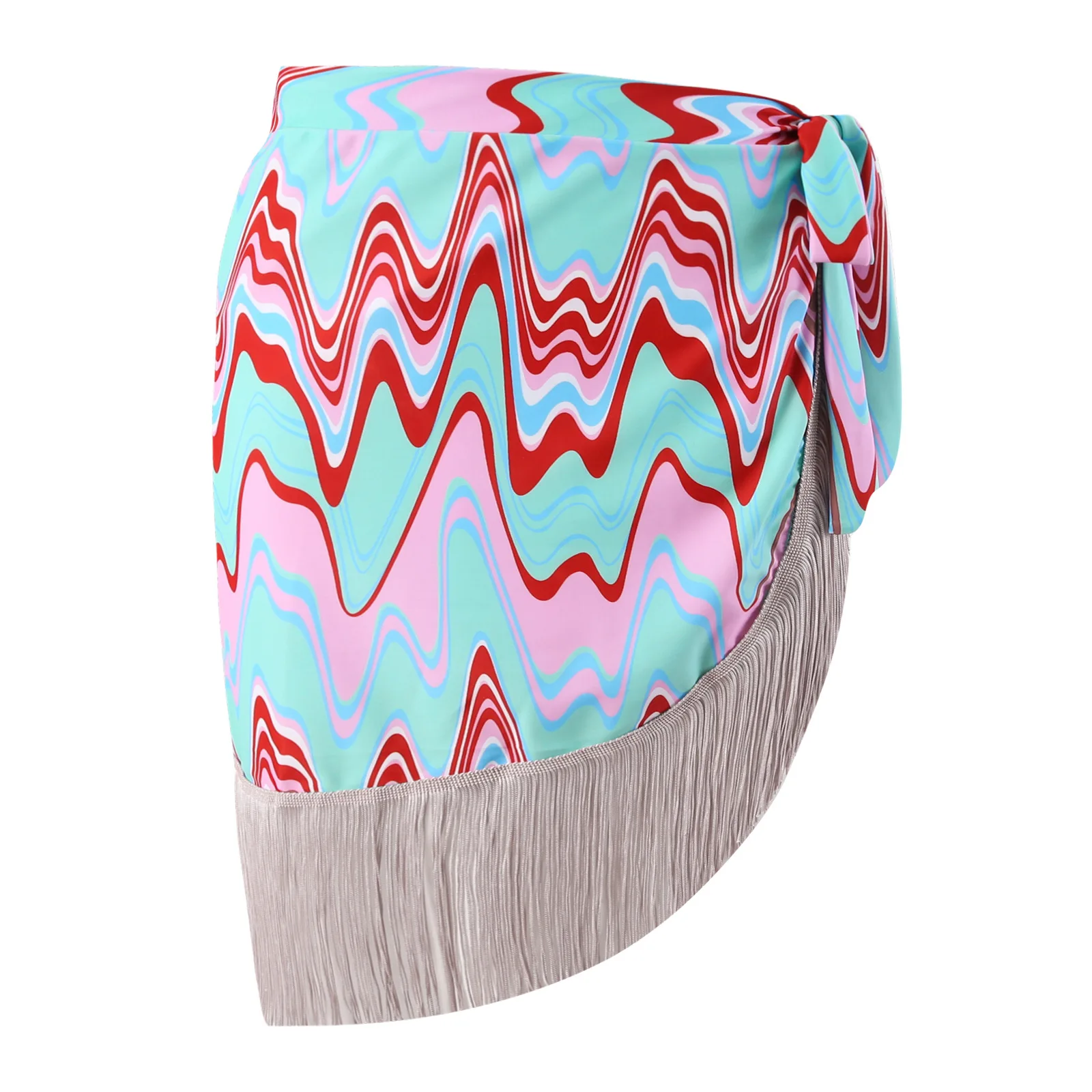 Новинка 2025 года, сексуальный бикини с разрезом, сетчатая юбка, юбка с запахом, модный купальник с длинными рукавами, пляжный купальник, консервативный чехол на живот