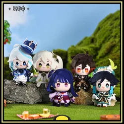Genshin Impact Cute Doll Raiden Shogun Nahida Furina Wriothesley Finger Puppet Pendant Birthday Peripheral Products Original
