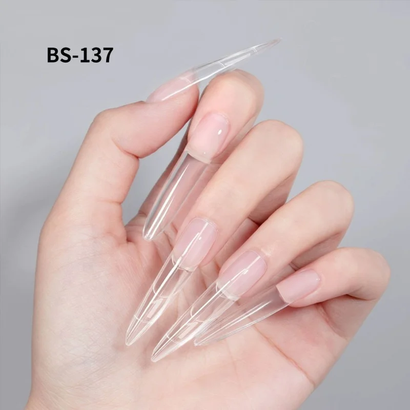 Formy do paznokci typu sandwich, podwójne, do przedłużania paznokci, 15 rozmiarów, 240 sztuk, forma górna i dolna, bez konieczności budowania, narzędzie do manicure, artykuły do salonu.