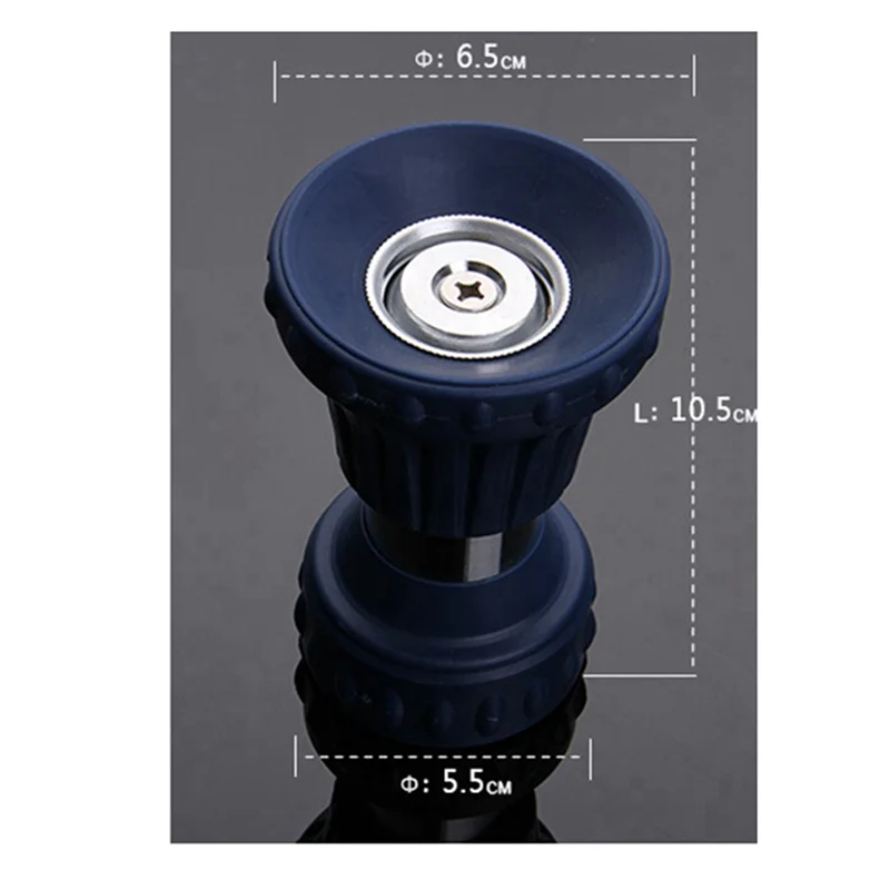 

AA21-3X Насадка для пожарного шланга для садового шланга, сверхмощные насадки для садового шланга в стиле пожарного, герметичная и регулируемая насадка для воды