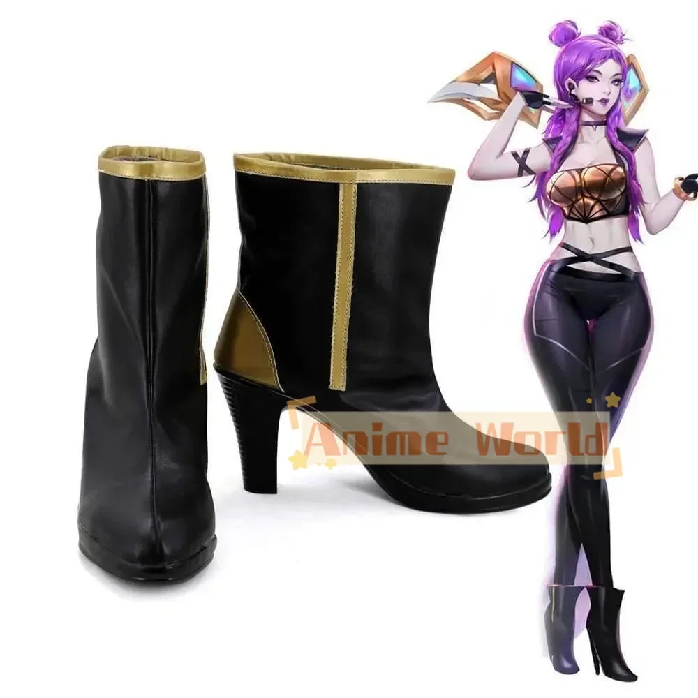 

Daughter Of The Void Kaisa K/Da Skin Обувь для косплея Сапоги на заказ Хэллоуин Карнавальная вечеринка Реквизит