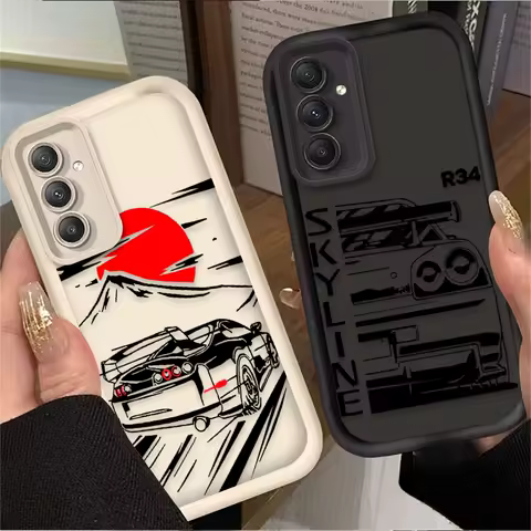 Cool JDM Dream Car Case For Samsung Galaxy A54 A05S A05 A34 A24 A14 A53 A33 A23 A13 A52 A52S A32 A22 A12 A71 A51 A31 Back Cover