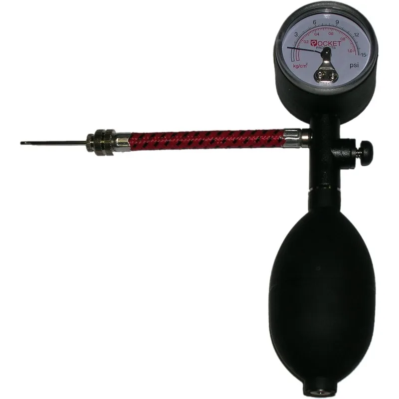 

Tandem Sport Pocket Pump With Pressure Gauge - Ball Pump with Hose & Air Release Valve - Travel Size Ball Pump for Volleyballs,