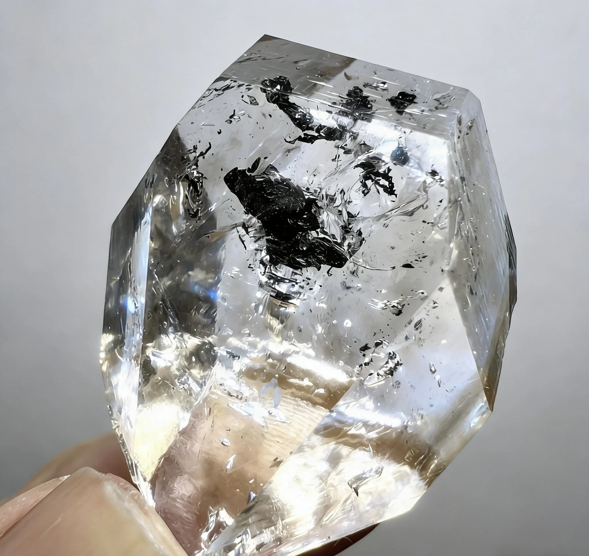 عينة كريستال لامعة طبيعية كريستال خام خشن عالي التردد حجر الريكي العافية الروحية التأمل ديكور المنزل