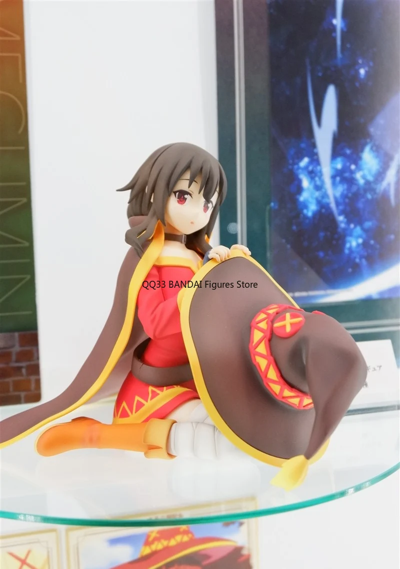 BANDAI Original Ichiban Kuji KonoSuba! Yunyun God Blessing This Wonderful World! Anime Action Figure Model Desktop Decoration