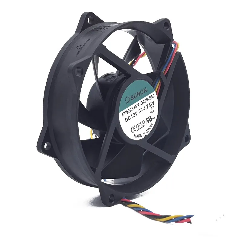 ORIGINAL EF92251SX-Q000-S99 12V 4.74W 9225 92*92*25mm NEW COOLING FAN RADIATOR