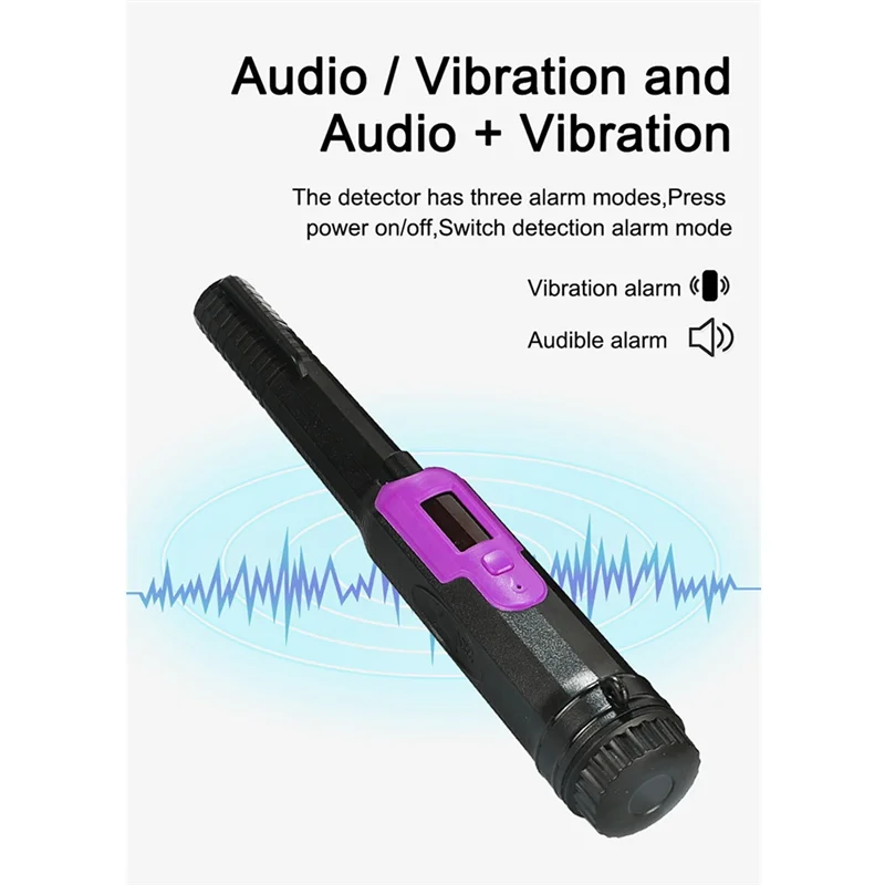 ABNM LED 디스플레이 금속 탐지기 Pinpointer 휴대용 핀 포인터 IP68 어린이 성인을위한 완전 방수 보물 사냥 도구