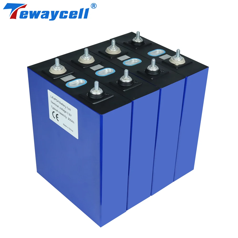 200Ah Lifepo4 Battery Rechargeable 3.2V Bateria Grade A Brand New Lithium Iron Phosphate Prismatic Cells for Solar Inverter RV