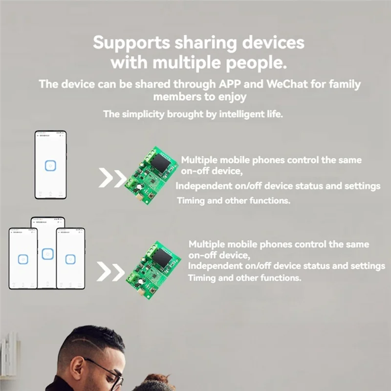 

AS95-Ewelink Smart DC/7-32V DIY одноканальный Bluetooth WIFI Inching самоблокирующийся беспроводной модуль релейного переключателя для умного дома