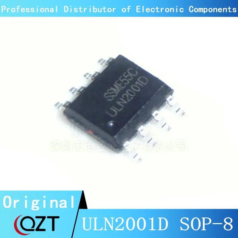 10 Cái/lốc ULN2001D SOP ULN2001 ULN2001DS SOP-8 Chip Mới Tại Chỗ