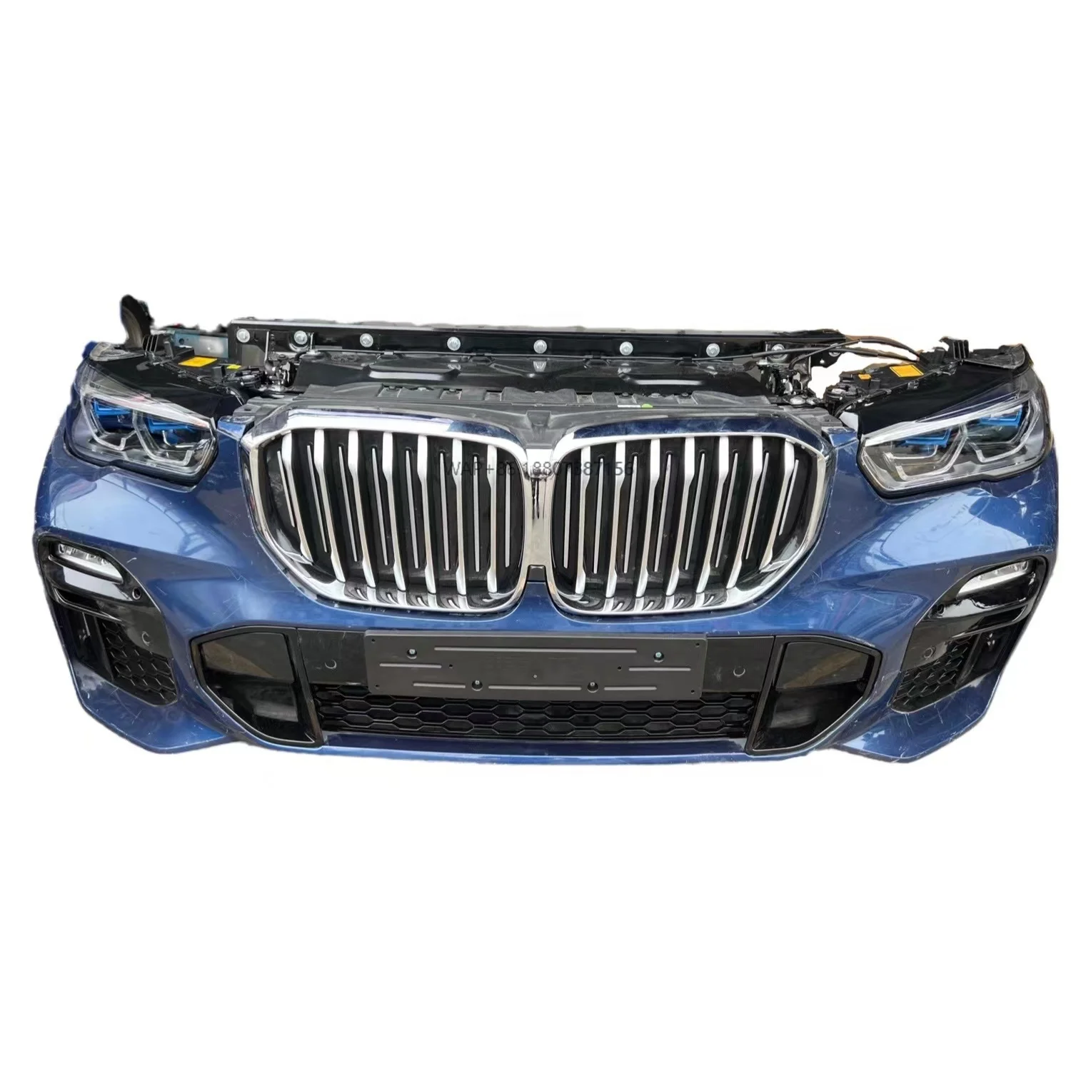 

Sports Front Bumper Assembly with Radiator and Headlights for X5 G05M-Bolt-On Durable Auto Part