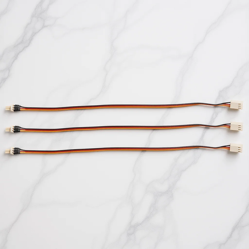 

3Pcs -Pin CPU Fan Extension Cable Connector Adapter Splitter Cord for Cooling Fan Power Connection Splitter Cable
