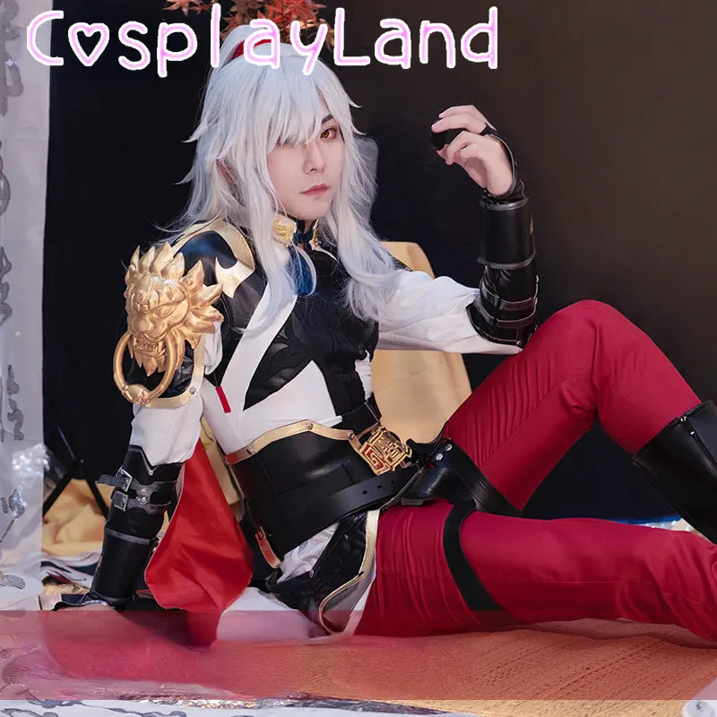 Honkai-Perruque de Cosplay Star Rail pour Homme, Magnifique Costume Imbibé de Jing Yuan Prairie Game, Tenue d'Halloween et de Carnaval