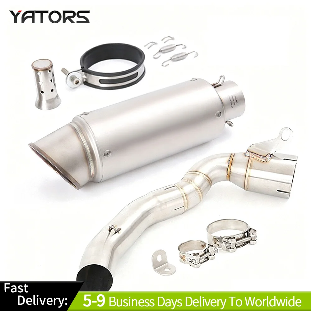 

Black Muffler Exhaust Link Pipe Modified Slip for DUKE 200 2023 2022 2021 2020 Exhaust Systems Exhausts Pipes