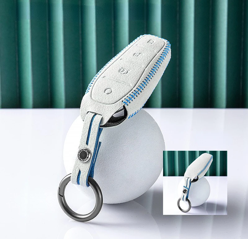 Suitable For  BYD Han Tang Song  ATTO3 SEAL DOLPHIN E2  CHAZOR05 Granvia Suede  Car Remote Key Case Cover