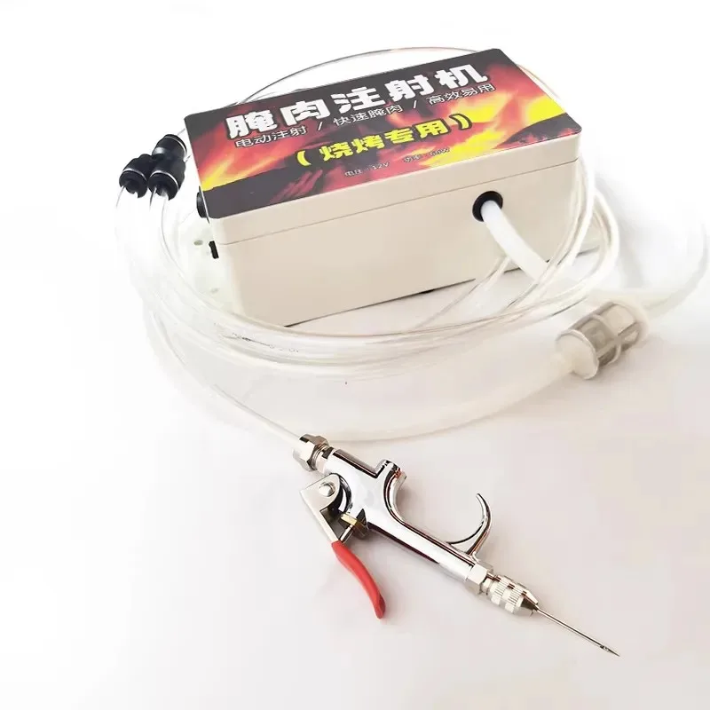 

Electric Salt Injection Pump Meat Pickling Injector Cured Meat Marinade Seasoning Injection Tool Syringe Meat Processor