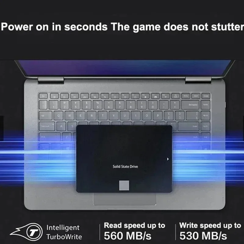 Lenovo 4TB Solid State Disk SSD 870 EVO 500GB 1TB 2TB Internal HDD Hard Drive Sata3 2.5 inci untuk Laptop komputer mikro Desktop