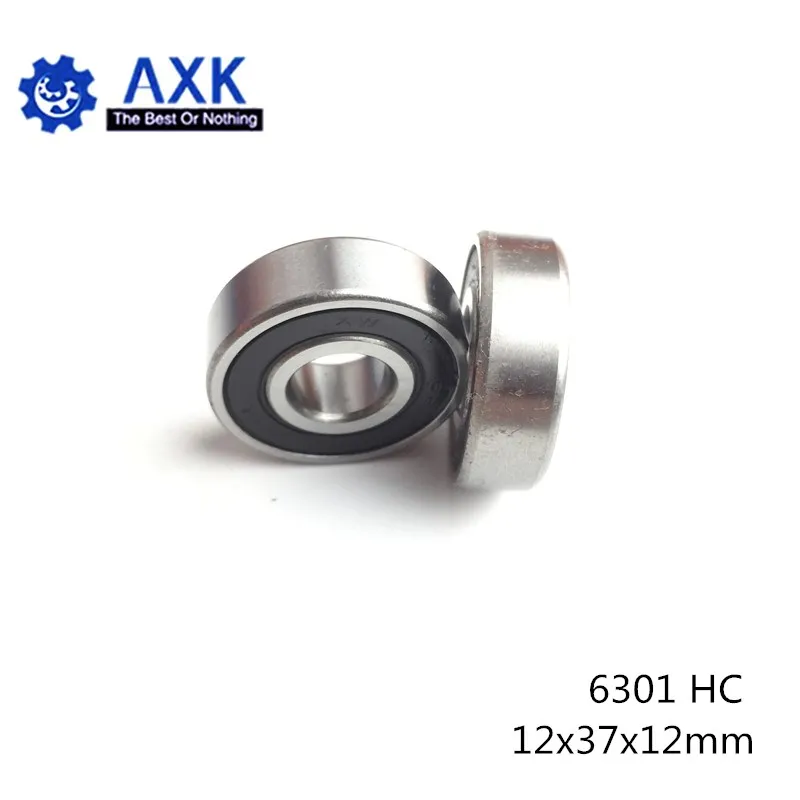

6301 Гибридный керамический подшипник 12*37*12 мм ABEC-1 (1 шт.) Промышленный шпиндель двигателя 6301HC Гибридные шарикоподшипники Si3N4 3NC 6301RS