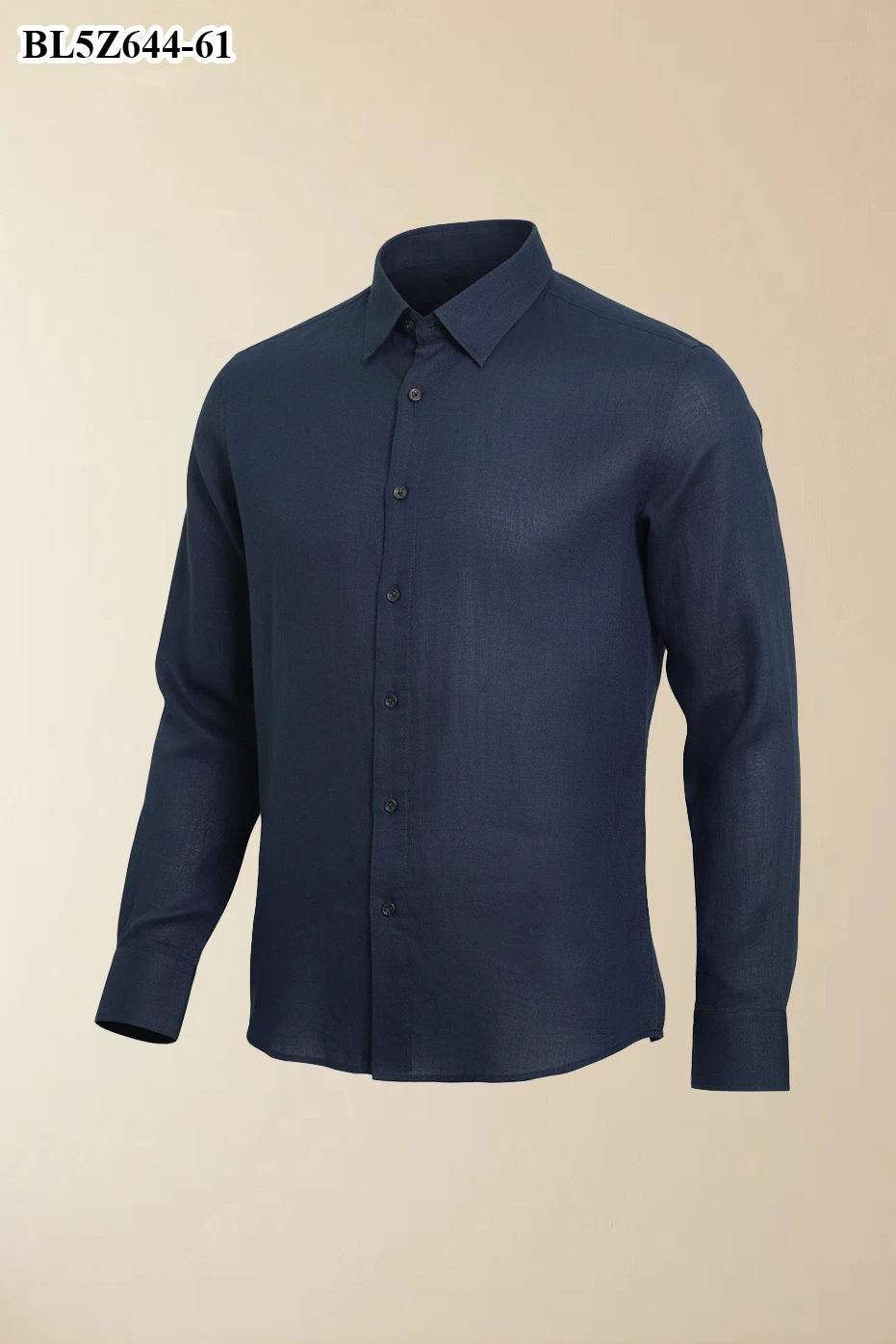 

BLSK CPRT Shirt Linen men 2026 New business breathable embroidery comfortable long sleeves straight high quality Big size M-4XL