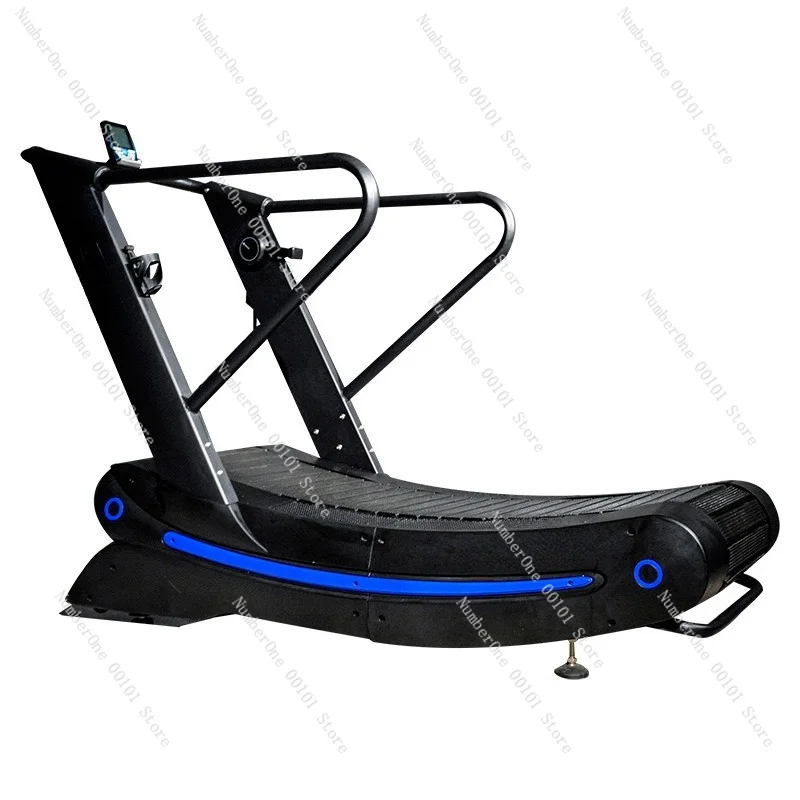 Commercial Curved Manual Treadmill Non-motorized Walking Machine For Gym Home Private Training Studio
