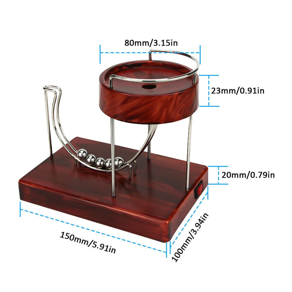 Machine Perpetual Motion 1pcs Stress Relief Art Table Decor Decoration Device Toy Electric Perpetual Brand New