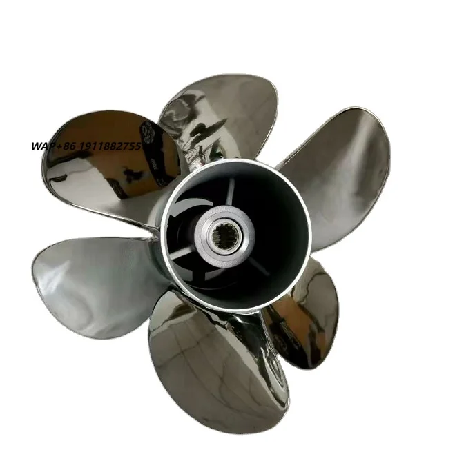 

15 1/2 X 22.5 P Boat Rear Propeller Boat Marine Prop Matched for STAINLESS STEEL OUTBOARD PROPELLER