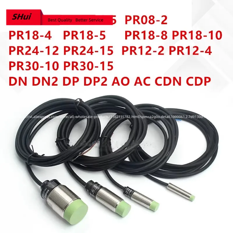 Otto Knicks authentic PR08-1 1.5 2 PR12-4 PR18-5 4 8 10 DN DP AO AC CDN CDP PR proximity switch sensor