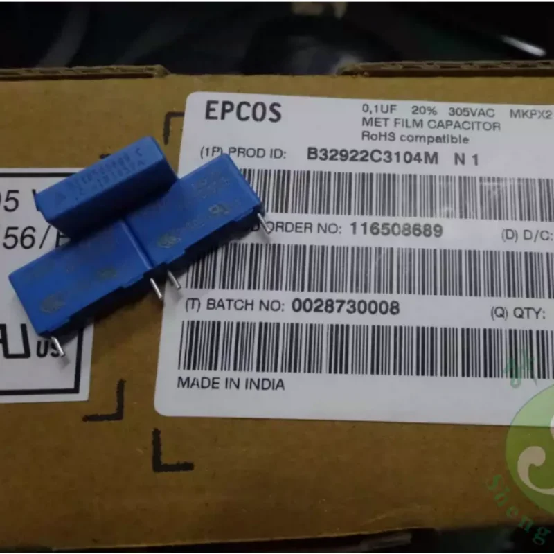 10pcs-100pcs EPCOS 0.1uf/305vAC 100nf u1 104 brand new 2017 production B32922C3104M