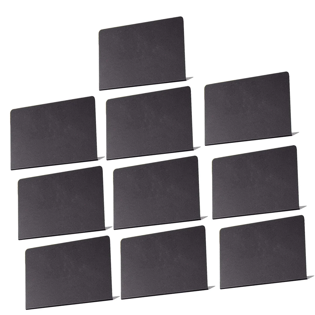 

10pcs Waterproof PVC Table Cards Blackboard Shop Memo Signs Chalkboard St Erasable Message Boards