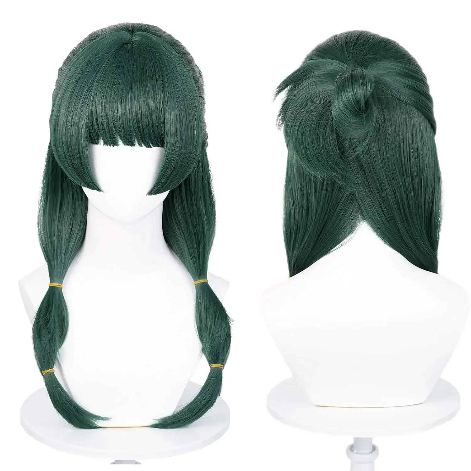 2026 Anime Maomao Cosplay Wig 50cm Long Dark Green Mao Mao Wigs Heat Resistant Synthetic Hair Maomao Cosplay Wigs view 2