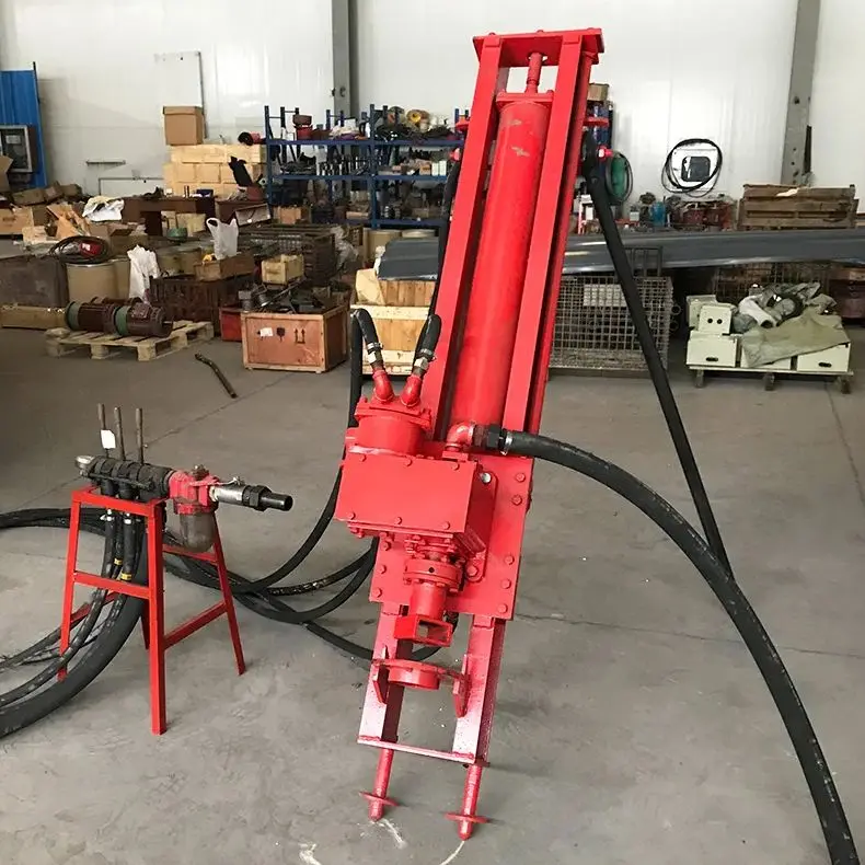 

Индивидуальная легкая пневматическая буровая установка DTH для бурения горных пород на глубину 40 м, с высоким крутящим моментом, для небольших шахт, водохранилищ и строительства дорог