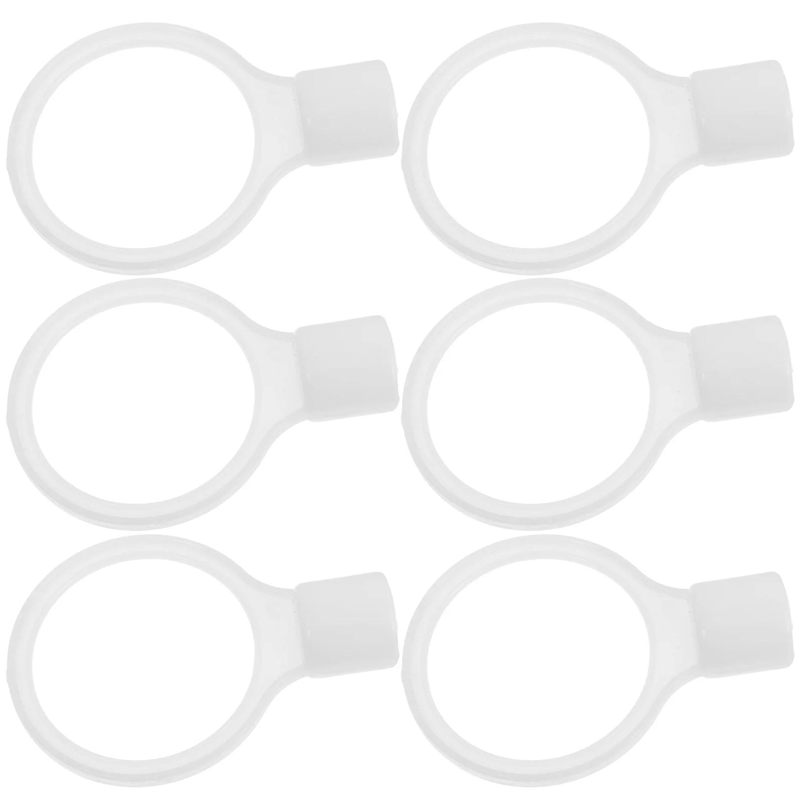 6 stücke Sicherheit Kegel Stecker PVC Straße Parkplatz Kegel Stecker Für Verkehrs Barrieren Baustellen Warnstangen Wetter