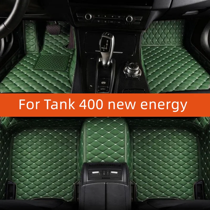 

Custom Leather Car Floor Mat For Tank 400 new energy 2025 2026 2027 Car Mat Interior Accessories