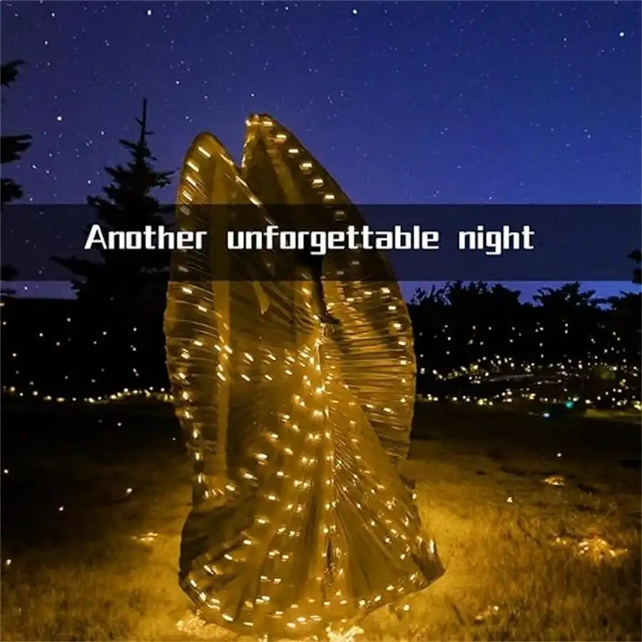 黄色の蝶の翼,パフォーマンス装飾,バッテリーなし,1個