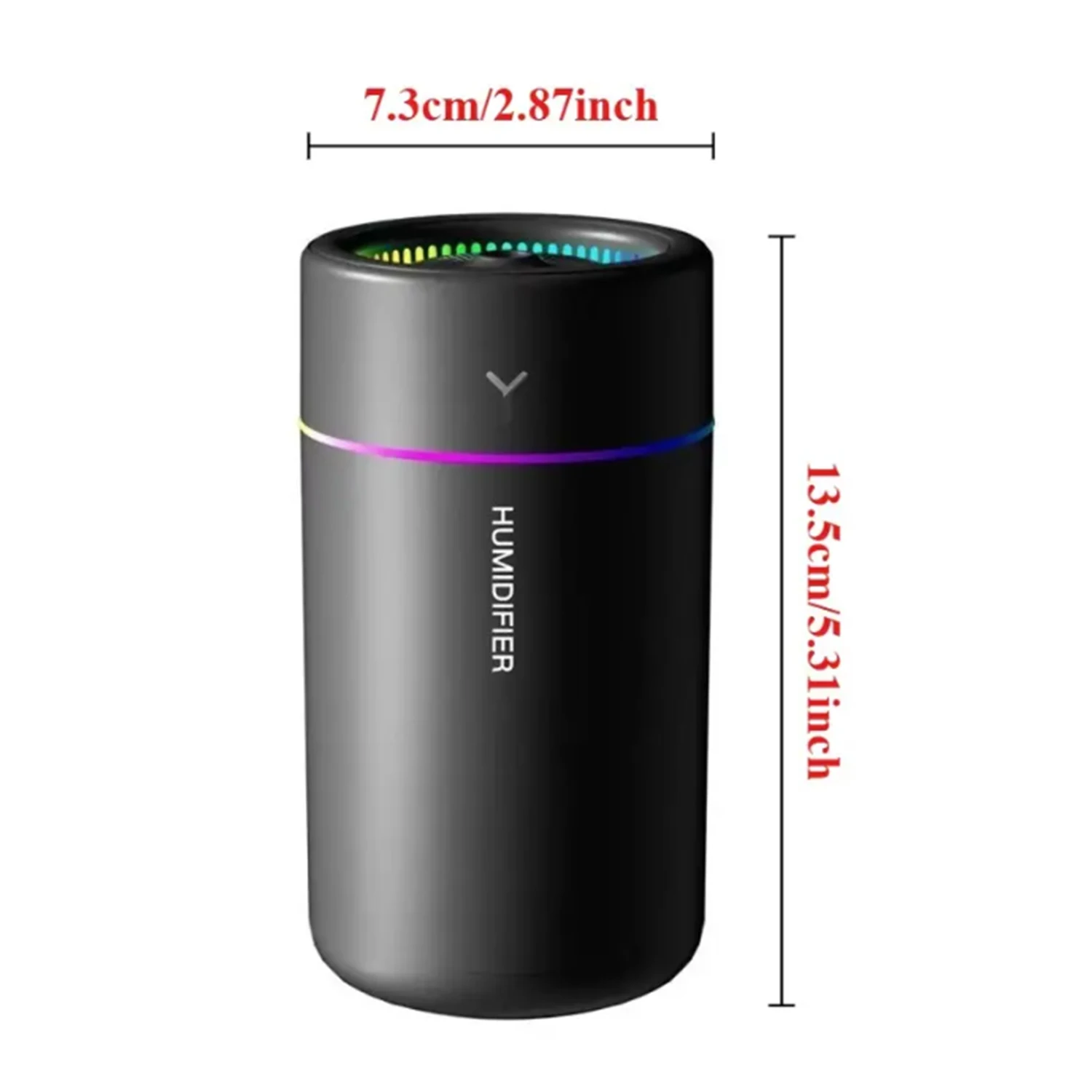 مرطب السيارة الملون LED الروائح المرطب الصامت بالموجات فوق الصوتية الهواء الروائح آلة مناسبة لمكتب غرفة النوم