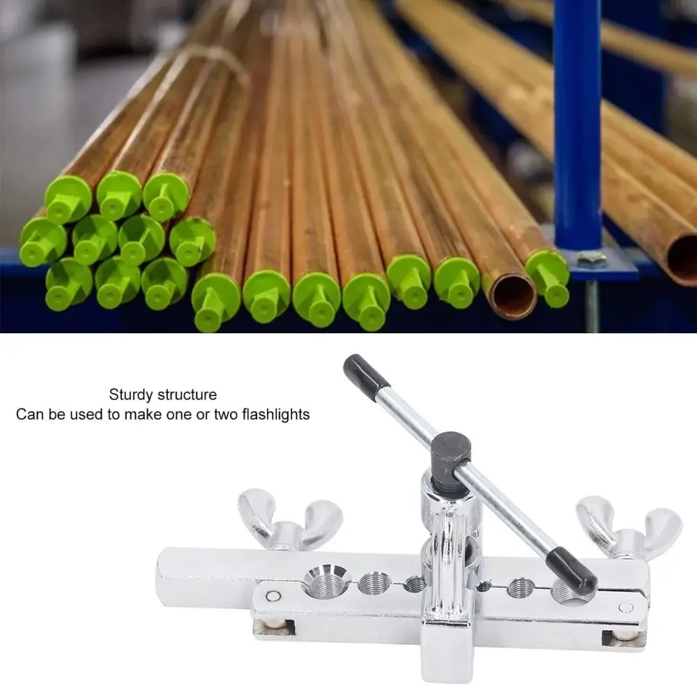 

Metric/Inch Copper Tube Expander Silver 45 Degree Flaring Tool Set Multifunction Pipe Flaring Tool Copper Pipe Reamer
