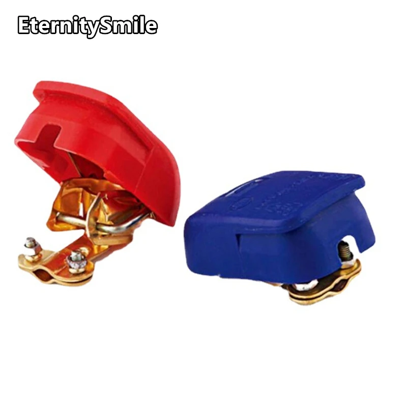 Quick Release Battery Terminals Clamps Connectors Car Battery Cable Terminal Clamps For Top Post Battery(Blue & Red) 1 Pair