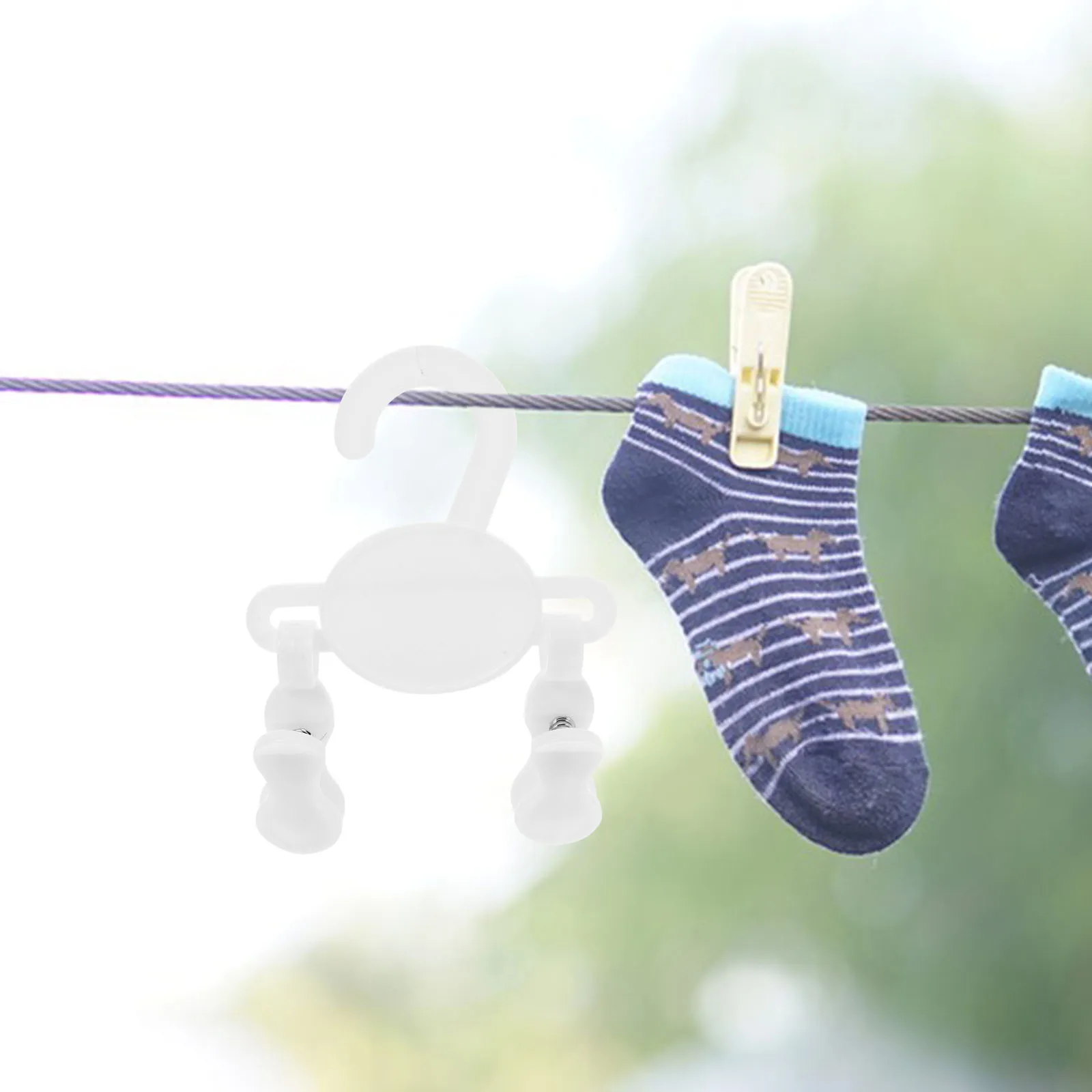 

10 pcs Children Shoe Hooks Lightweight Closet Organizers Kids Clothes Hangers Baby Rack Drying Racks Travel Durability Plastic