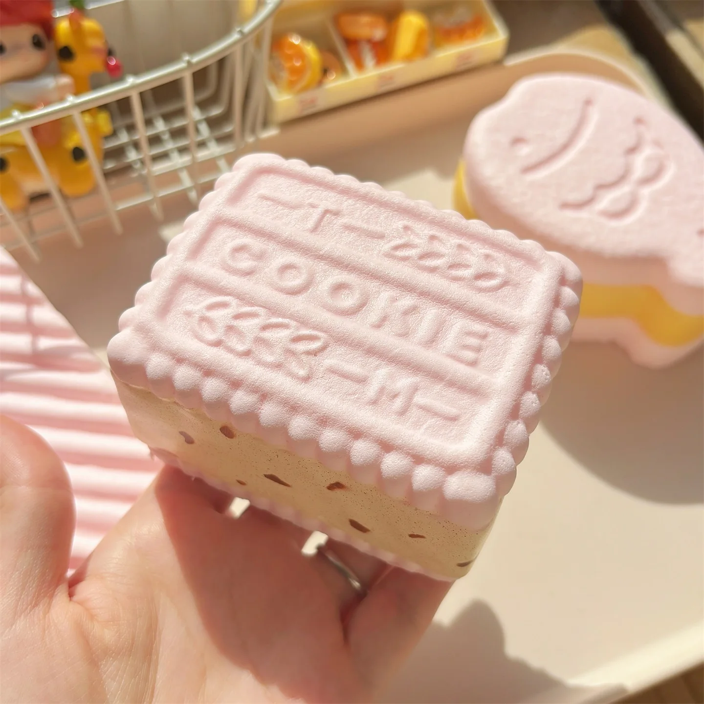 Juguete de Compresión Lenta Squiy, Juego Interactivo de Mantequilla, Galleta, Oreo y Fresa para Niños de 6 Años en Adelante por Woo...