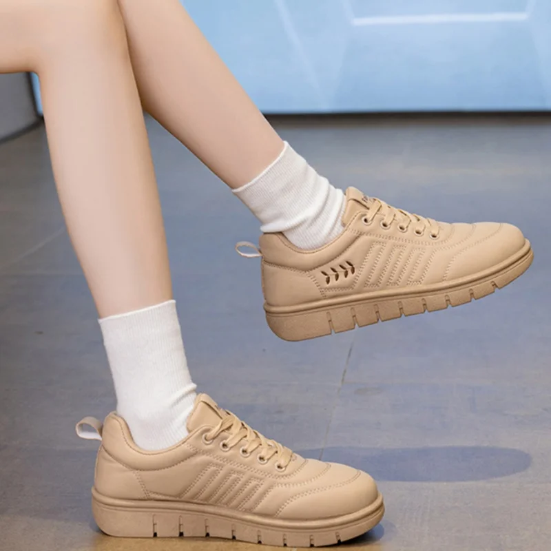 * ربيع الخريف جديد جولة تو الدانتيل يصل أحذية رياضية غير رسمية مريحة عصرية ومثيرة الساخن بيع أحذية مفلكنة للنساء