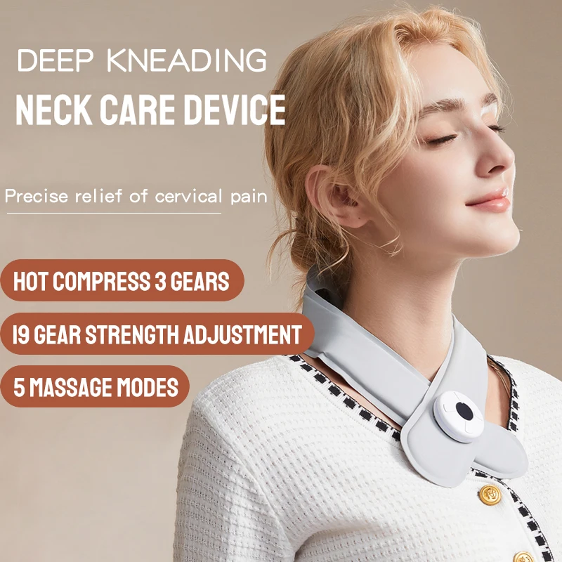 

Worm copress neck care device