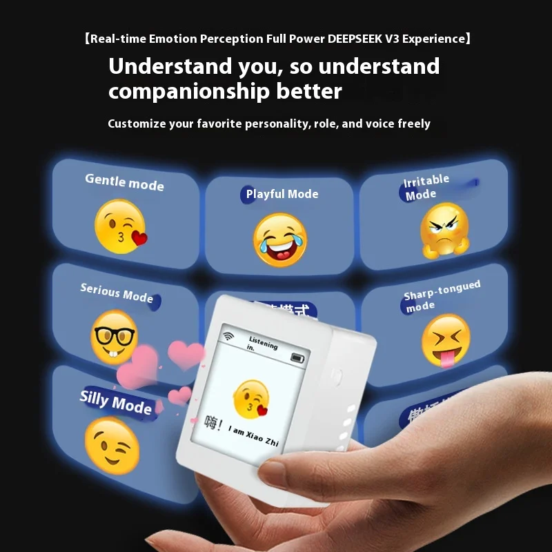 Xiao Zhi AI Robot Smart Robot ESP32-S3 Development Board 1.54 Inch TFT Voice Dialogue Finished Kit Gifts