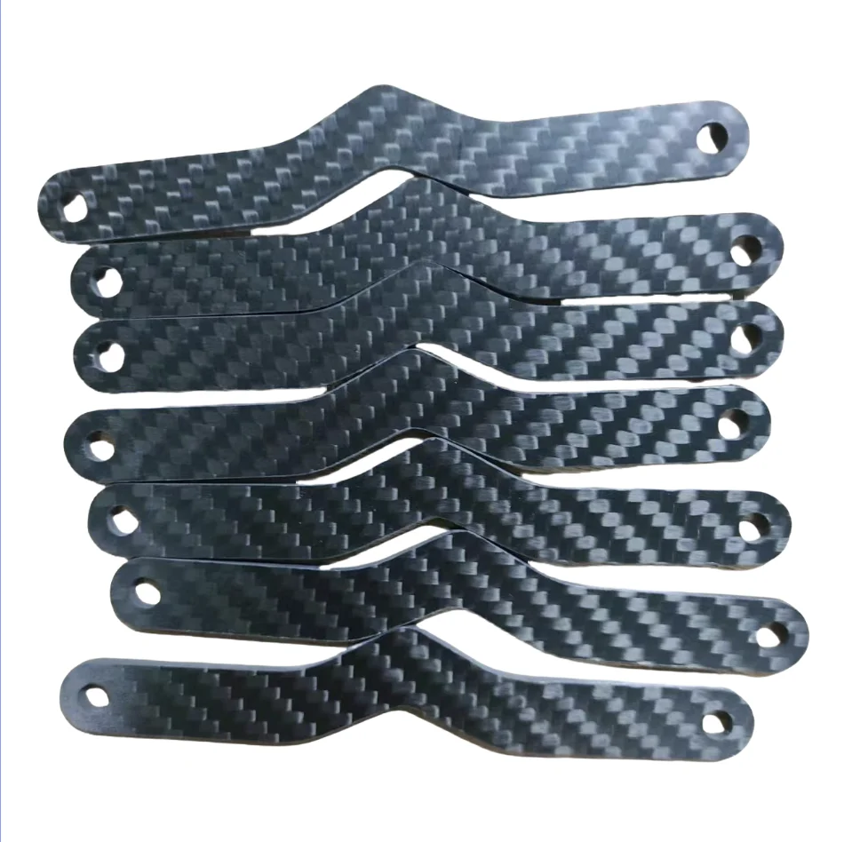 Servicio de fresado de mecanizado CNC de corte de tubos de lámina de carbono de procesamiento de fibra de carbono personalizado