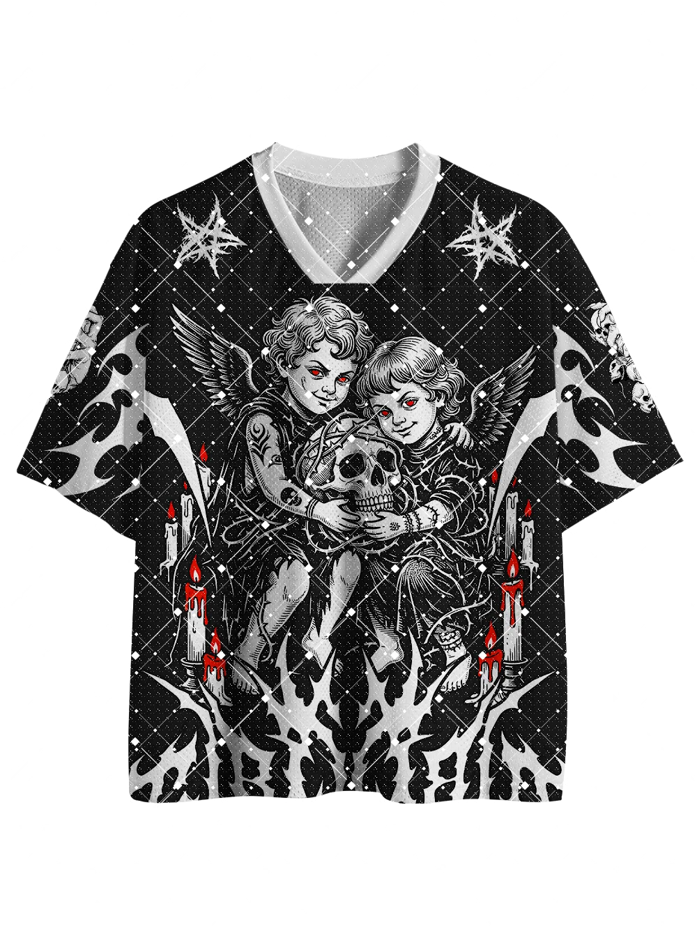 3dV Leading Gothic Wind Speed Dry Trendy Fashion Speed Dry T-shirt, The First Choice for Sports and Leisure