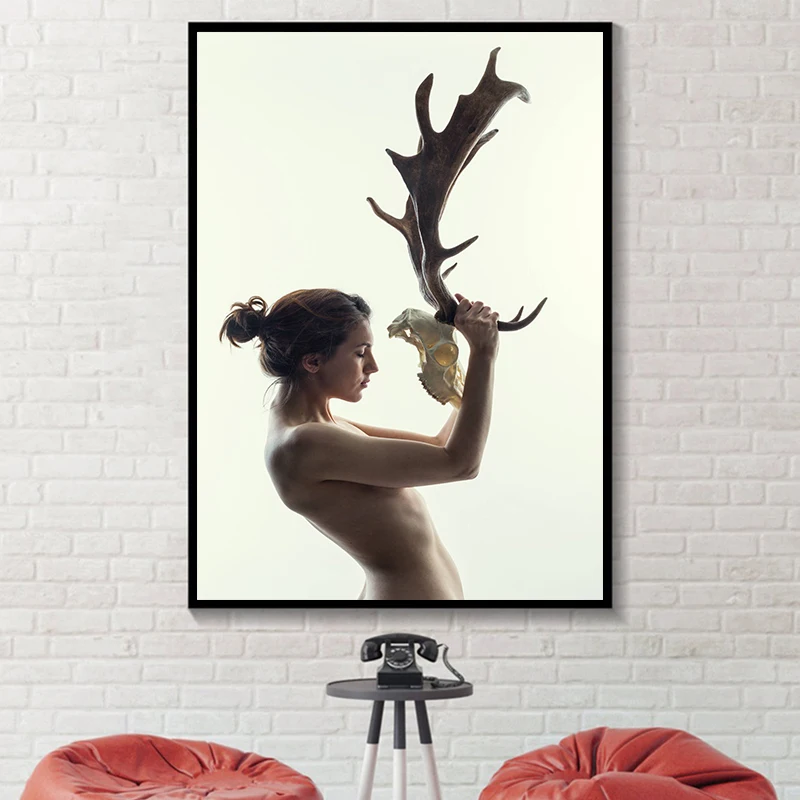 

Fashionable, Retro, Sexy Woman Canvas Wall, Art Oil Painting Poster, Modern Nordic Living Room, Room and Home Decoration