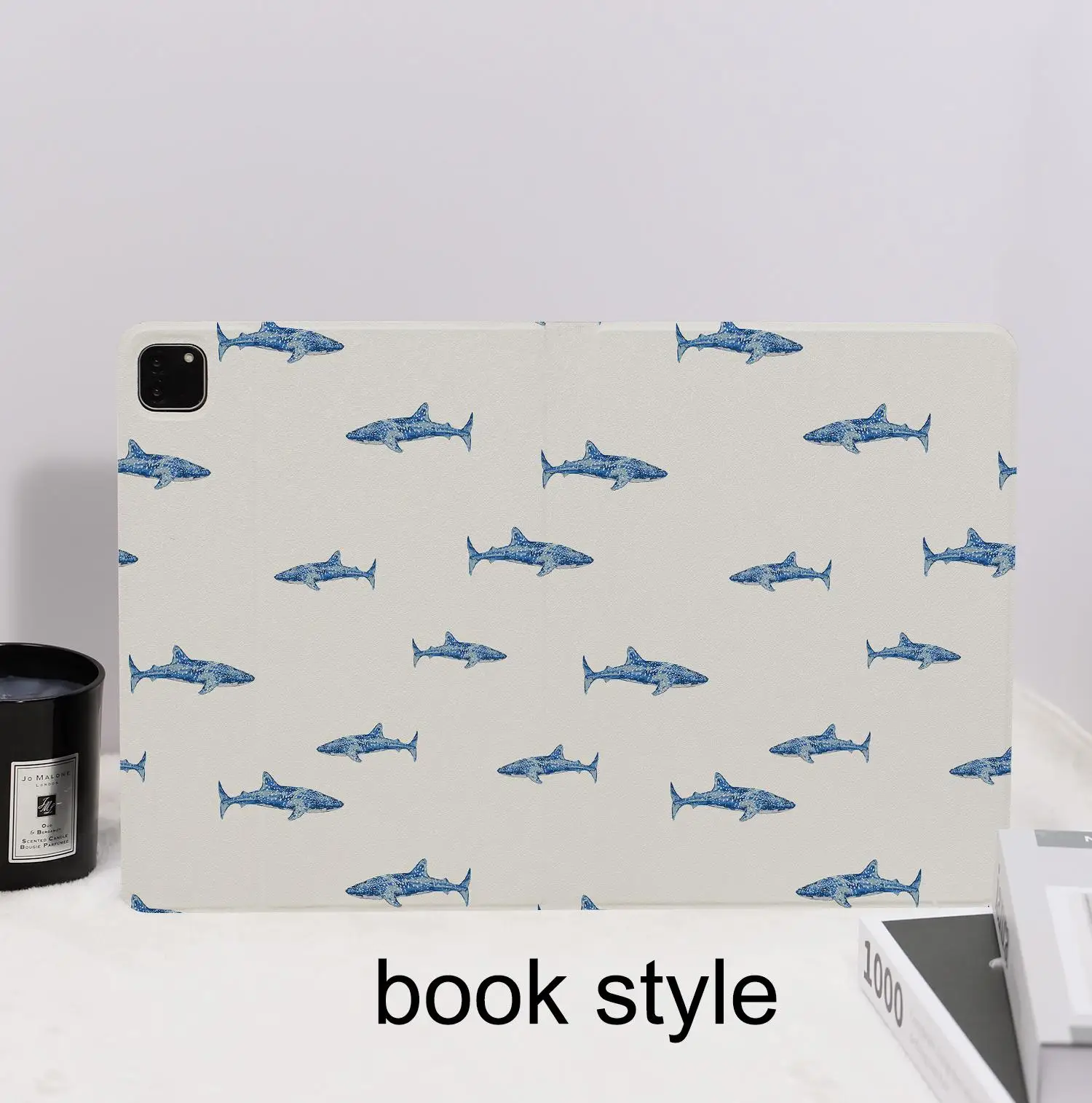 Blue Sharks Simple ipad case For Apple Air 10.9 iPad Pro 2020 Cover for iPad 10.2 11 12.9in 2021 Mini 5 6 Case