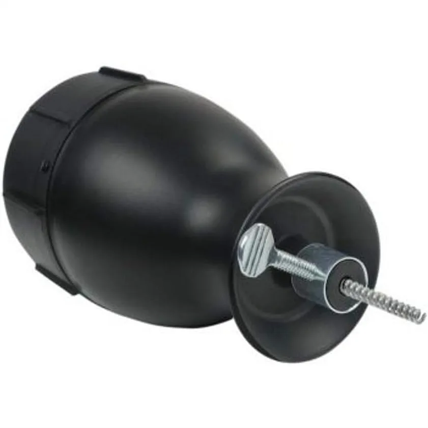 

Skinny Snake Drain Cleaner 25 ft x 1/4 in, Flexible Cable Auger for Sinks and Drains, Black