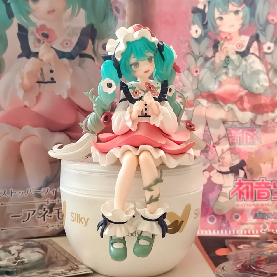 2 أنواع هاتسون ميكو أنيمي الشكل اللعب زهرة الجنية جمع ميكو Kawaii الكرتون البلاستيكية عمل تمثال نموذج دمية هدايا عيد الميلاد